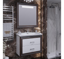 Мебель для ванной Opadiris Карат 80 серебро