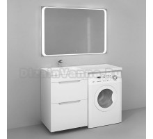 Мебель для ванной Raval Forte 120 L, под стиральную машину