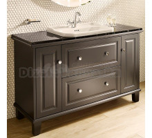 Тумба с раковиной Roca Carmen 130 темно-серый сатин