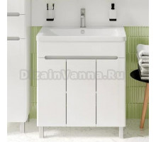 Тумба с раковиной Runo Парма 75, напольная, 3 двери