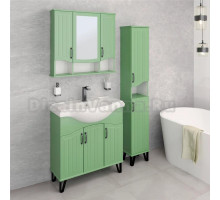 Мебель для ванной Runo Марсель 80, напольная, зеленая