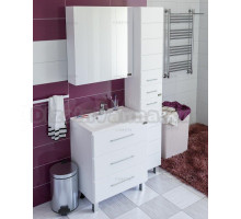 Мебель для ванной СанТа Омега 65 напольная белая без доводчика