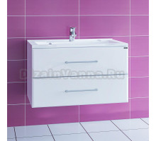 Тумба с раковиной СанТа Омега 80 подвесная
