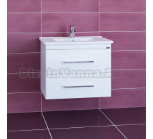 Тумба с раковиной СанТа Вегас 65 подвесная, 2 ящика