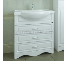 Тумба с раковиной СанТа Верона 80 напольная, 3 ящика