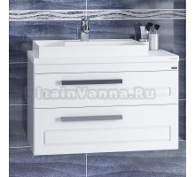 Тумба с раковиной СанТа Нептун 80 подвесная