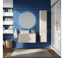 Мебель для ванной STWORKI Ноттвиль 80 бежевый шелк, с отверстием под смеситель