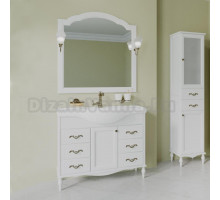 Мебель для ванной ValenHouse Астер 105 светлое дерево, фурнитура бронза