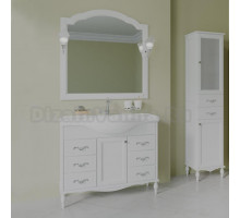 Мебель для ванной ValenHouse Астер 105 светлое дерево, фурнитура хром