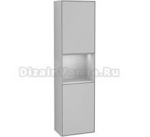Шкаф-пенал Villeroy & Boch Finion G470GJGJ light grey matt lacquer, R