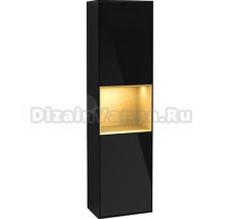 Шкаф-пенал Villeroy & Boch Finion G470HFPH glossy black lacquer, R