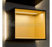 Полка Villeroy & Boch Finion G580HFPD black matt lacquer, gold matt lacquer
