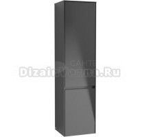 Шкаф-пенал Villeroy & Boch Collaro C033L0PD black matt lacquer, L