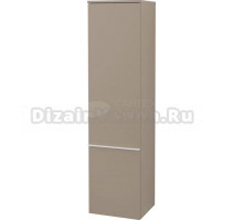 Шкаф-пенал Villeroy & Boch Venticello A95112 R, truffle grey, с белой ручкой