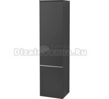 Шкаф-пенал Villeroy & Boch Venticello A95111 R, black matt lacquer, с ручкой хром