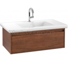 Тумба с раковиной Villeroy & Boch Antheus 100 american walnut, подвесная