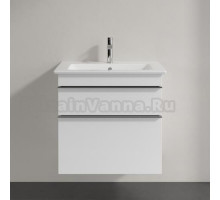 Тумба с раковиной Villeroy & Boch Venticello 60 glossy white, с ручками хром