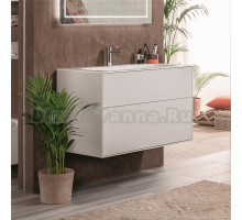 Тумба с раковиной Villeroy & Boch Finion 80 white matt lacquer, с настенным освещением