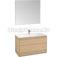 Мебель для ванной Villeroy & Boch Finion 100 oak veneer, с настенным освещением