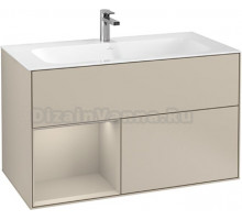 Тумба с раковиной Villeroy & Boch Finion G030HHHH 100 с подсветкой и освещением стены