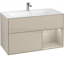 Тумба с раковиной Villeroy & Boch Finion G040HHHH 100 с подсветкой и освещением стены