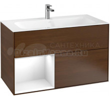 Тумба с раковиной Villeroy & Boch Finion G030GFGN 100 с подсветкой и освещением стены