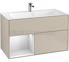 Тумба с раковиной Villeroy & Boch Finion G030MTHH 100 с подсветкой и освещением стены