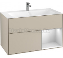 Тумба с раковиной Villeroy & Boch Finion G040MTHH 100 с подсветкой и освещением стены