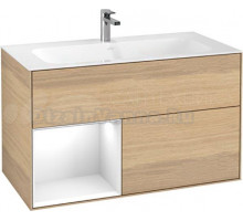 Тумба с раковиной Villeroy & Boch Finion G030GFPC 100 с подсветкой и освещением стены