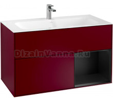 Тумба с раковиной Villeroy & Boch Finion G040PDHB 100 с подсветкой и освещением стены