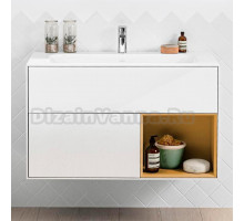 Тумба с раковиной Villeroy & Boch Finion G040HFGF 100 с подсветкой и освещением стены