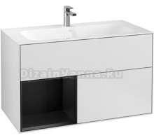 Тумба с раковиной Villeroy & Boch Finion G030PDMT 100 с подсветкой и освещением стены