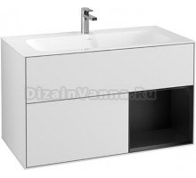 Тумба с раковиной Villeroy & Boch Finion G040PDMT 100 с подсветкой и освещением стены