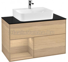 Тумба с раковиной Villeroy & Boch Finion G112PCPC 100 с подсветкой и освещением стены