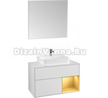 Мебель для ванной Villeroy & Boch Finion G121HFMT 100 с подсветкой и освещением стены