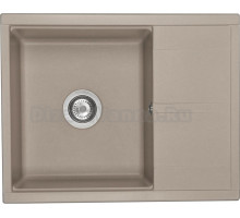 Мойка кухонная AQUATON Делия 65 серый шелк