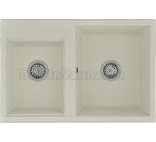 Мойка кухонная AQUATON Делия 78 DBL жемчуг