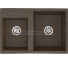 Мойка кухонная AQUATON Делия 78 DBL кофе