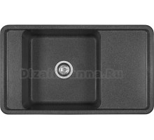 Мойка кухонная AQUATON Беллис 87 графит