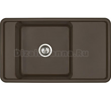 Мойка кухонная AQUATON Беллис 87 кофе