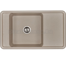 Мойка кухонная AQUATON Беллис 87 серый шелк