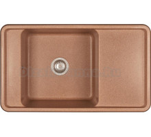 Мойка кухонная AQUATON Беллис 87 терракотовая