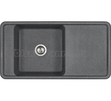 Мойка кухонная AQUATON Беллис 97 графит