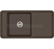 Мойка кухонная AQUATON Беллис 97 кофе