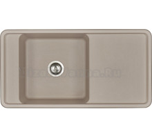 Мойка кухонная AQUATON Беллис 97 серый шелк