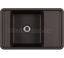 Мойка кухонная AQUATON Беллис 78 кофе