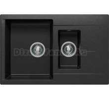 Мойка кухонная Polygran Brig 770 черная