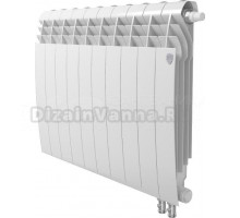 Радиатор биметаллический Royal Thermo BiLiner 500 VDR 10 секций, bianco traffico
