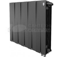 Радиатор биметаллический Royal Thermo Piano Forte 500 VDR noir sable, 10 секций, черный