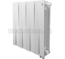 Радиатор биметаллический Royal Thermo Piano Forte 500 VDR bianco traffico, 8 секций, белый
